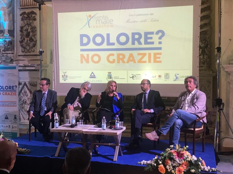 La terapia del dolore è un diritto dei cittadini. NienteMale Roadshow fa tappa a Termini Imerese.