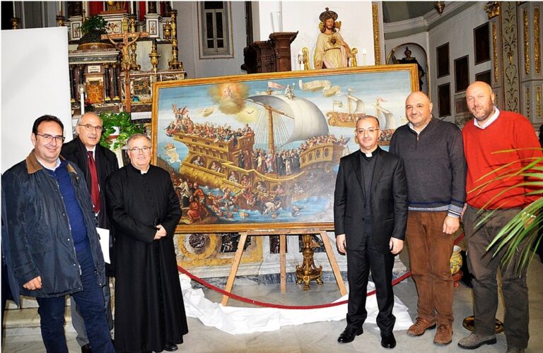 Presentato nella Chiesa Madre di Gangi il restauro dell’opera “Sancta ecclesiae navis”