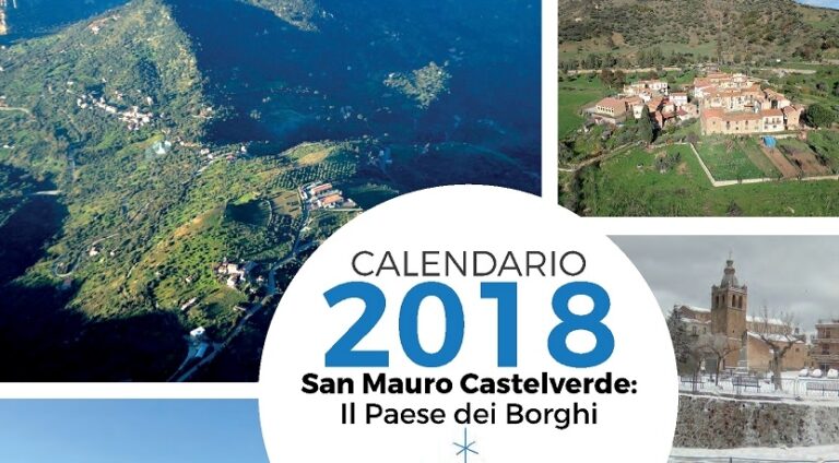 San Mauro Castelverde, paese dei borghi nel calendario 2018