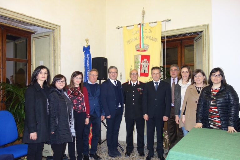 Va in pensione il maresciallo Gaetano Frugolino, per 14 anni comandante della stazione dei carabinieri di Petralia Soprana