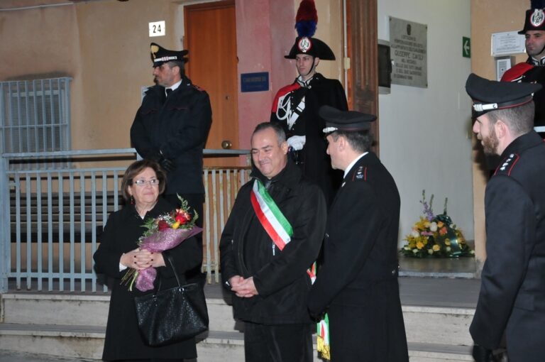 Montemaggiore Belsito, commemorazione dell’appuntato dei Carabinieri Giuseppe Cavoli vittima del dovere