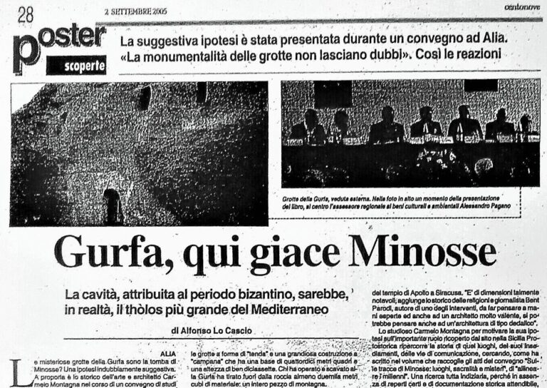 La Gurfa di Alia e l’importanza dell’informazione giornalistica