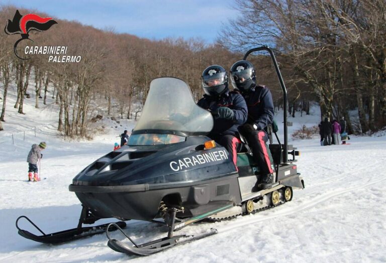 Piano Battaglia: controlli dei Carabinieri anche sulle piste da sci